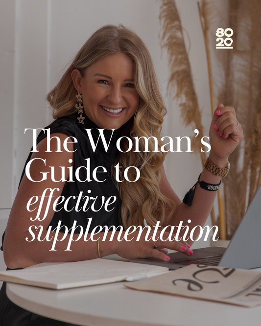 The Woman’s Guide to Effective Supplementation